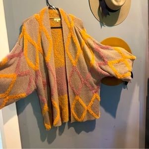 kori American s/m open cardigan with kimono sleeve